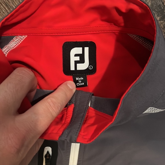Mens Footjoy Quarter Zip Pullover - Picture 3 of 4